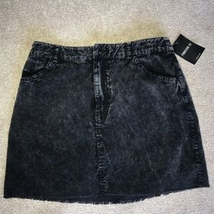 Forever 21 Black Jean Skirt